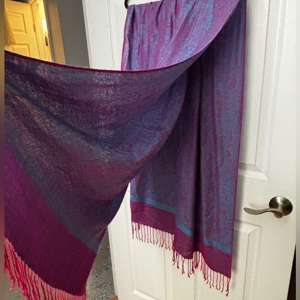 Colorful Pashmina Set (2) - Picture 2 of 6